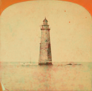 Minot's Ledge Lighthouse. 1859?-1885?