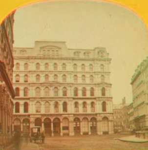 Beebe's building and Winthrop square. 1859?-1885?