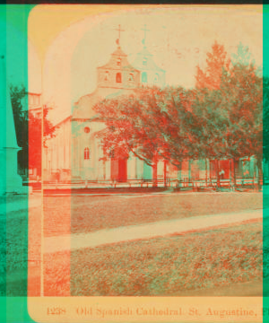 Old Spanish Cathedral. St. Augustine, Fla. 1870?-1900? [ca. 1885-ca. 1895]