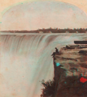 Portion of the Horse-Shoe Fall, Niagara. [1858?-1859?]