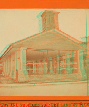 The Old Spanish Slave Market at St. Augustine, Florida. 1868?-1890?