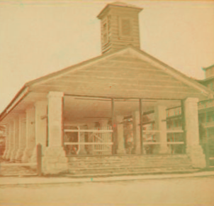 The Old Spanish Slave Market at St. Augustine, Florida. 1868?-1890?