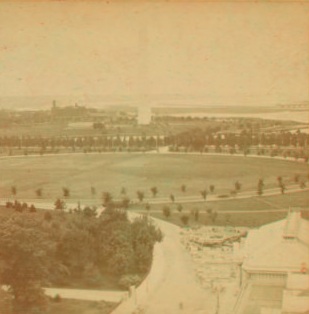 Washington Monument, and Race-course, Washington, D.C.. [ca. 1885] 1859?-1905?