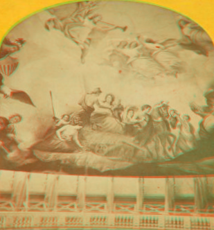 Group of Agriculture, Brumidi's Alligorical Painting, in Dome of the Capitol. 1870?-1895?