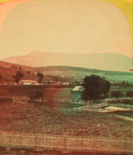 Mansfield Mountain from the Bostwick House. 1863?-1880?