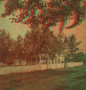 A residence in Malcom, Powesheik County. 1865?-1885? 1880-1890