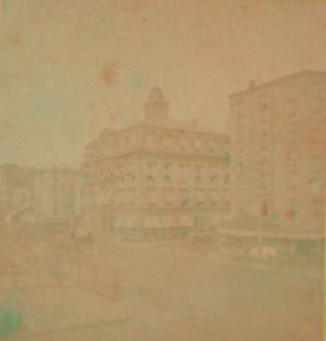 New York City and vicinity. [Street scene.] [ca. 1866] 1870?-1890?