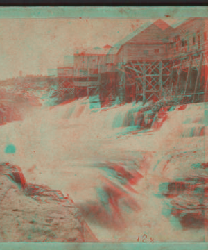 The gulf, or view from under the stone arch, Glens Falls, N.Y. [1860?-1880?]