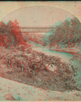 Wooden Tabular Bridge, Croton River. [1858?-1870?]