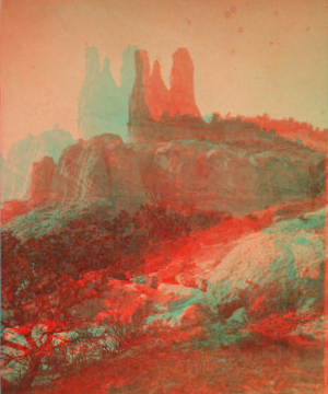 [Navajo church rock.] 1870?-1900?