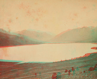 Twin Lakes, looking west, Col. Tr. 1865?-1890?