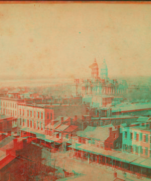 [View of Quincy showing court house.] 1880 1870?-1895?