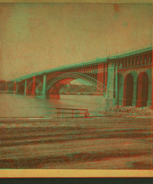 The Bridge from East St. Louis, south side. ca. 1875 1873-1909