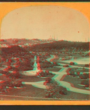 [General view of the Public Garden.] 1865?-1890?