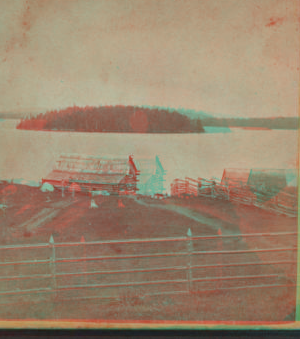 Corey's Landing, Upper Saranac Lake. [1870?-1880?] [ca. 1865]