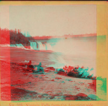 Niagara Falls from the American side. 1870?-1902