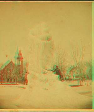 Frozen fountain. 1865?-1885?