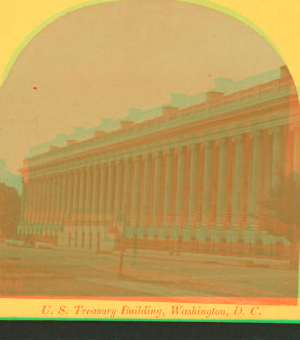 U.S. Treasury Building, Washington, D.C.. 1854-1860? 1854-1860