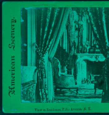 View in Residence, Fifth Avenue, N.Y. [ca. 1865] [1860?]-1925