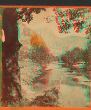 Indian CaÒon, from the River, Yosemite Valley, Mariposa County. 1878-1881 1861-1878?