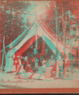 Mrs. Stone's Tent. [ca. 1875] 1870?-1889?