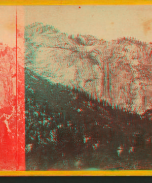 A Mountaneous view - Yosemite Valley. 1860?-1874?