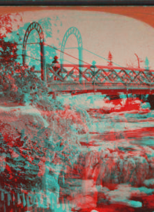 Bridge to Third Sister Islands, Niagara. 1865?-1880?