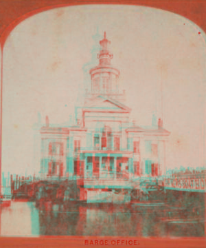 Barge office. [1858?-1915?]