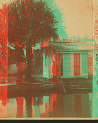 Sulphur springs at Dr. Bary's residence, Enterprise, Florida. 1870?-1890?