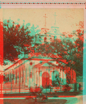 The Cathedral and Plaza. St. Augustine. 1870?-1900?