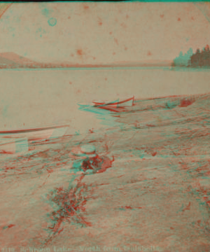 Schroon Lake, north from Isola Bella. [ca. 1885] 1860?-1885?