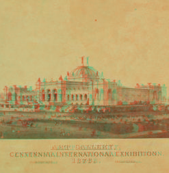 Art Gallery, Centennial International Exhibition, 1876. Fairmount Park, Philadelphia. 1876