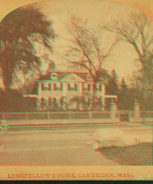 Longfellow's home, Cambridge, Mass. 1859?-1910?