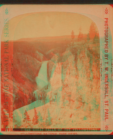 The Great Falls of the Yellowstone. 1885?-1888?