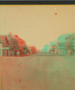 Pearl Street, Boulder City, looking east. 1865?-1907