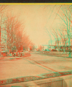 Jarves Street, Sandwich, Mass., from post-office square. 1863?-1885?