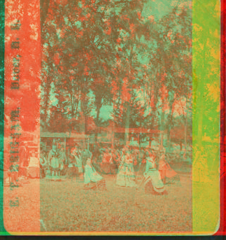 [People in the Park.] 1865?-1885?