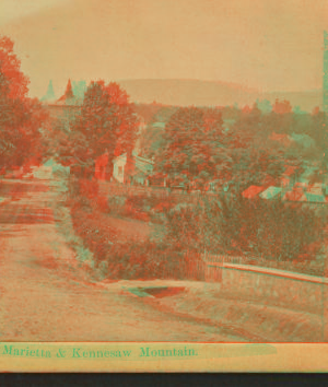 Marietta & Kennesaw Mountain. 1867?-1905? [ca. 1880]