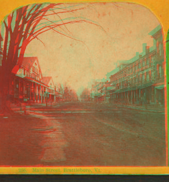 Main Street, Brattleboro, Vt. 1869?-1890?