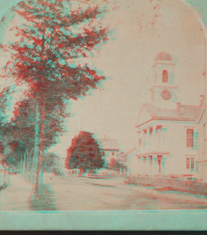 Town Hall, West view, Westbury, N.Y. [1858?]-1891