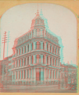 German Savings Bank (Fourteenth Street and Fourth Avenue.) New York City. [1860?-1880?] [ca. 1860]