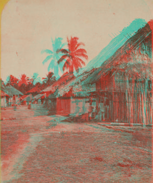 Street in Pinogana. 1870?-1871? 1871