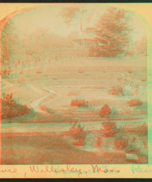 Hunnewell Jr.'s residence, Wellesley, Mass. 1870?-1895?