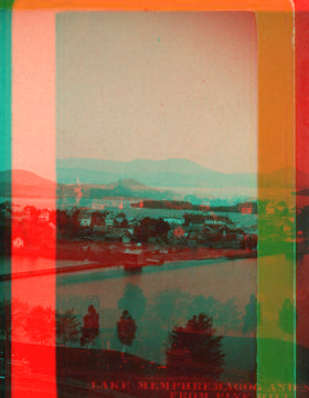 Lake Memphremagog and Newport from Pine Hill. 1870?-1885?