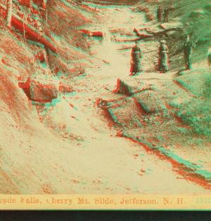 Cascade Falls, Cherry Mt. Slide, Jefferson, N.H. 1865?-1885? [1885]