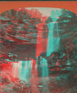 Cauterskill Fall. (Upper Fall.) [1865?-1885?]