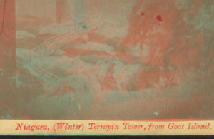 Niagara (winter), Terrapin Tower, from Goat Island. [1858?-1859?]