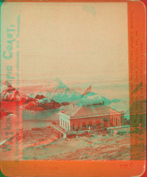 At the Cliff House, San Francisco. 1866?-1876? 1866-1873