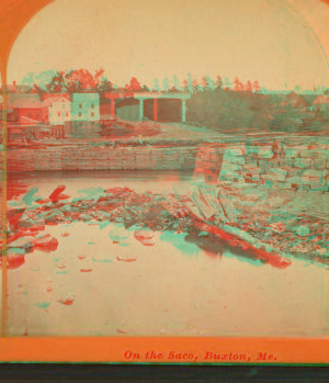 On the Saco, Buxton, Me. 1870?-1875?