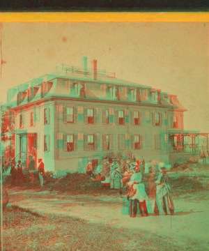 Delphine House, with group. [1875?] 1858?-1890?